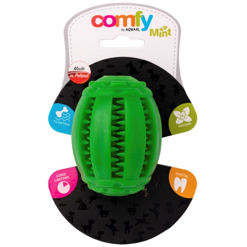 Игрушка для собак Comfy Dental Rugby 8 x 6,5 см - мята