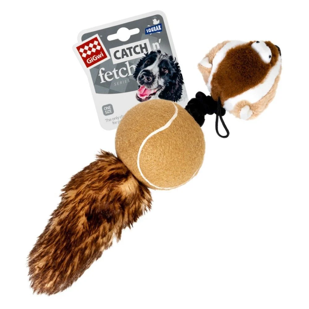Игрушка для собак GiGwi Catch&fetch Барсук с 2 пищалками | 32 см Игрушка для собак GiGwi Catch&fetch Барсук с 2 пищалками | 32 см