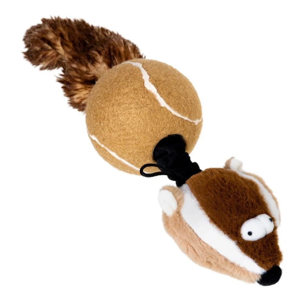 Игрушка для собак GiGwi Catch&fetch Барсук с 2 пищалками | 32 см Игрушка для собак GiGwi Catch&fetch Барсук с 2 пищалками | 32 см