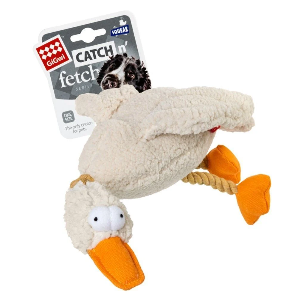 Іграшка для собак GiGwi Catch&fetch Качка з пискавкою | 36 см