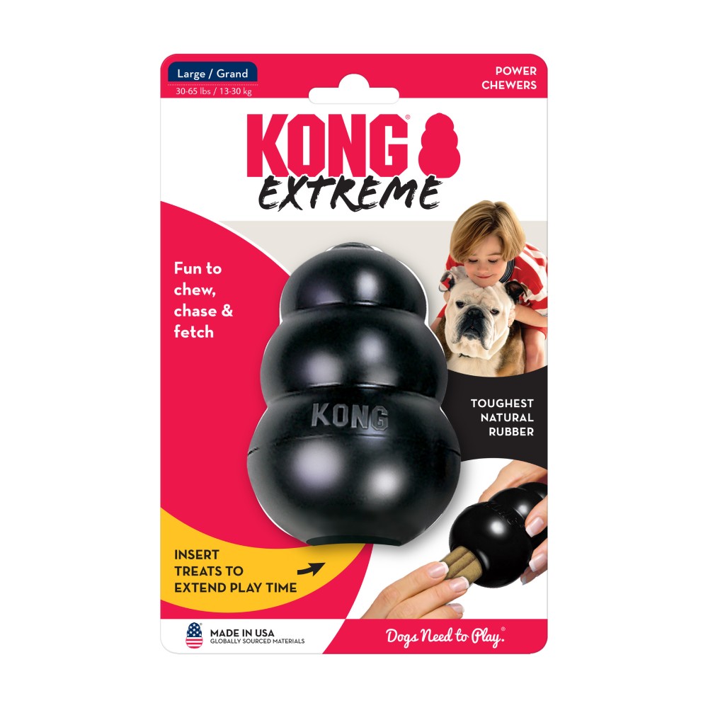 Kong Extreme іграшка для собак XL 13 см - чорний