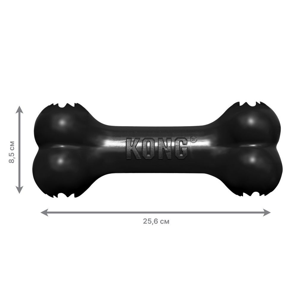 Kong Extreme Goodie Bone іграшка для собак L - чорний Kong Extreme Goodie Bone іграшка для собак L - чорний