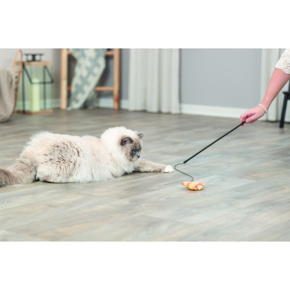 Игрушка для кошек Trixie Палка с рыбой 46 см