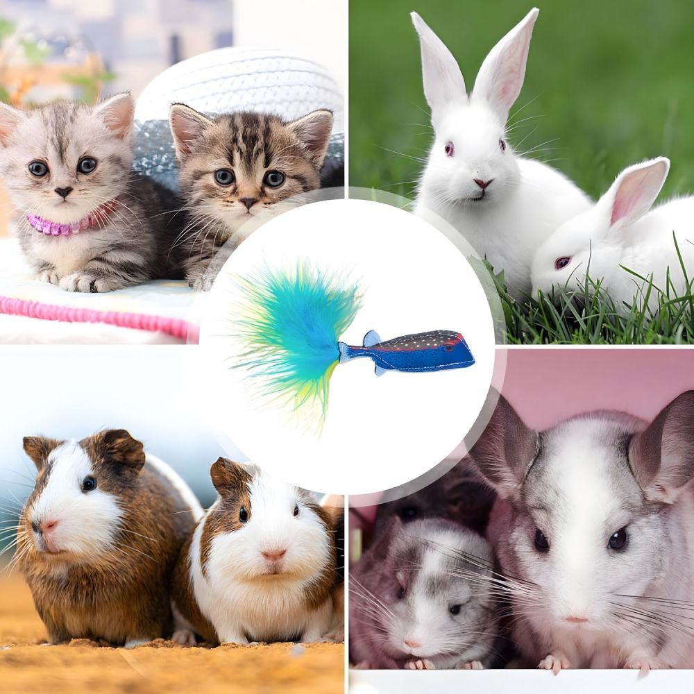 Іграшка для котів MasterZoo Рибка з котячою мʼятою 15 см - модель в асортименті