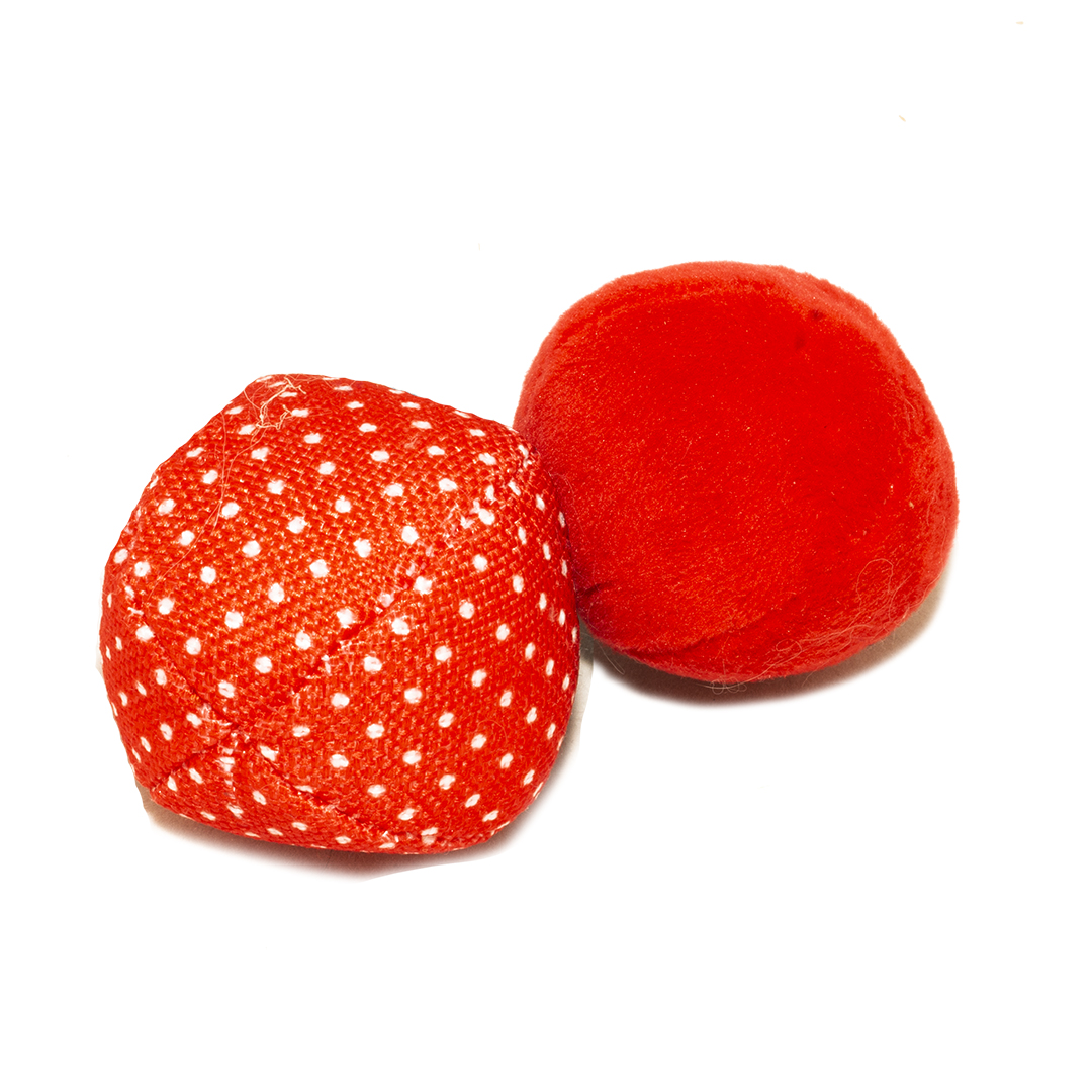 Игрушка для кошек Duvo+ Ретро мячи 6 х 6 х 6 см (2 шт.)