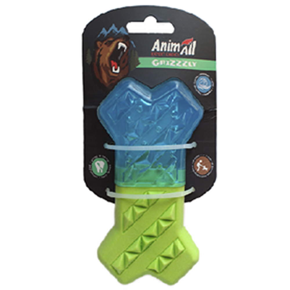AnimAll GrizZzly іграшка для собак холодна кістка - блакитний AnimAll GrizZzly іграшка для собак холодна кістка - блакитний