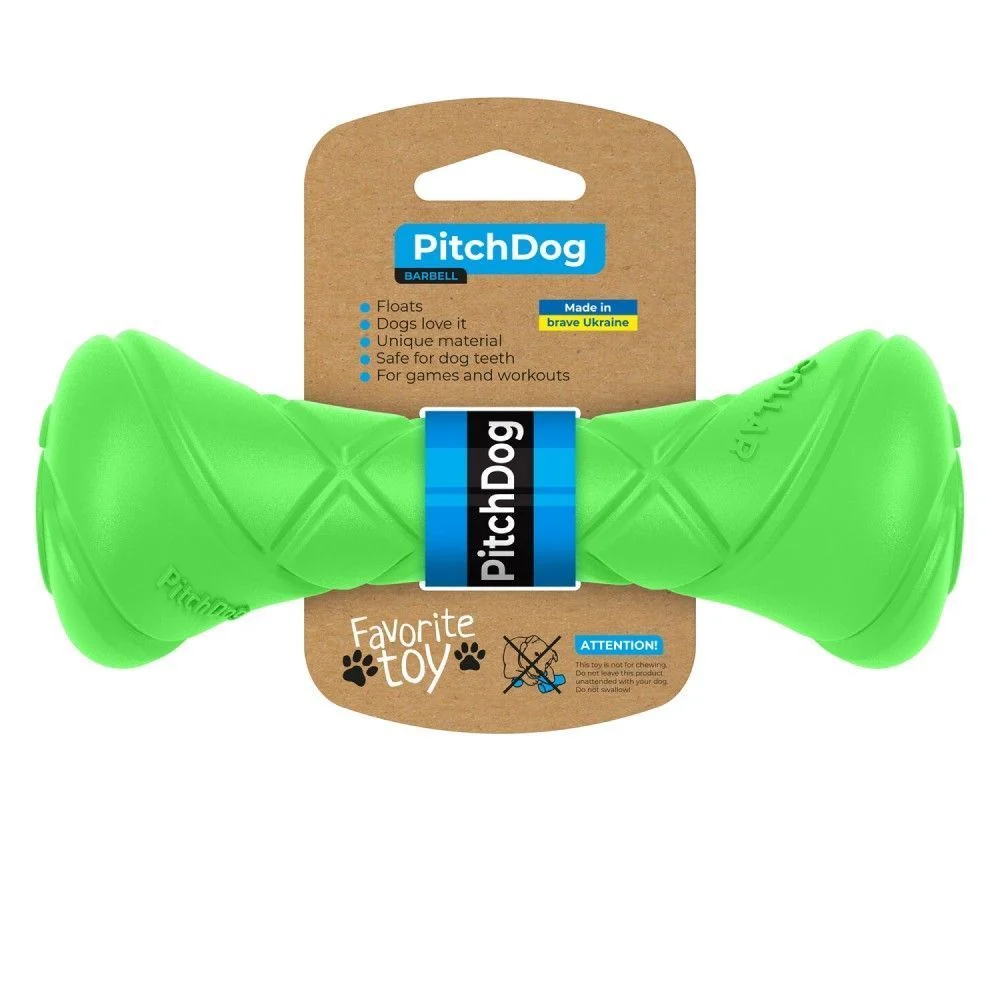 Іграшка для собак PitchDog Гантель для апортування | d=7 см, 19 см
