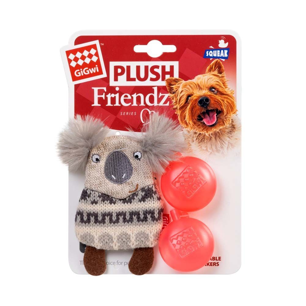Іграшка для собак Коала з пищалкою GiGwi Plush 10 см (текстиль) Іграшка для собак Коала з пищалкою GiGwi Plush 10 см (текстиль)