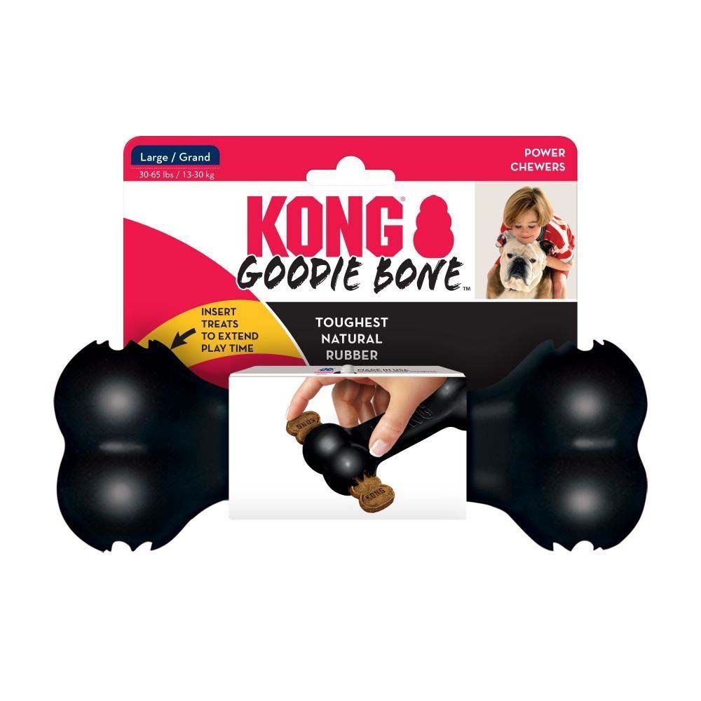 Kong Extreme Goodie Bone іграшка для собак L - чорний Kong Extreme Goodie Bone іграшка для собак L - чорний