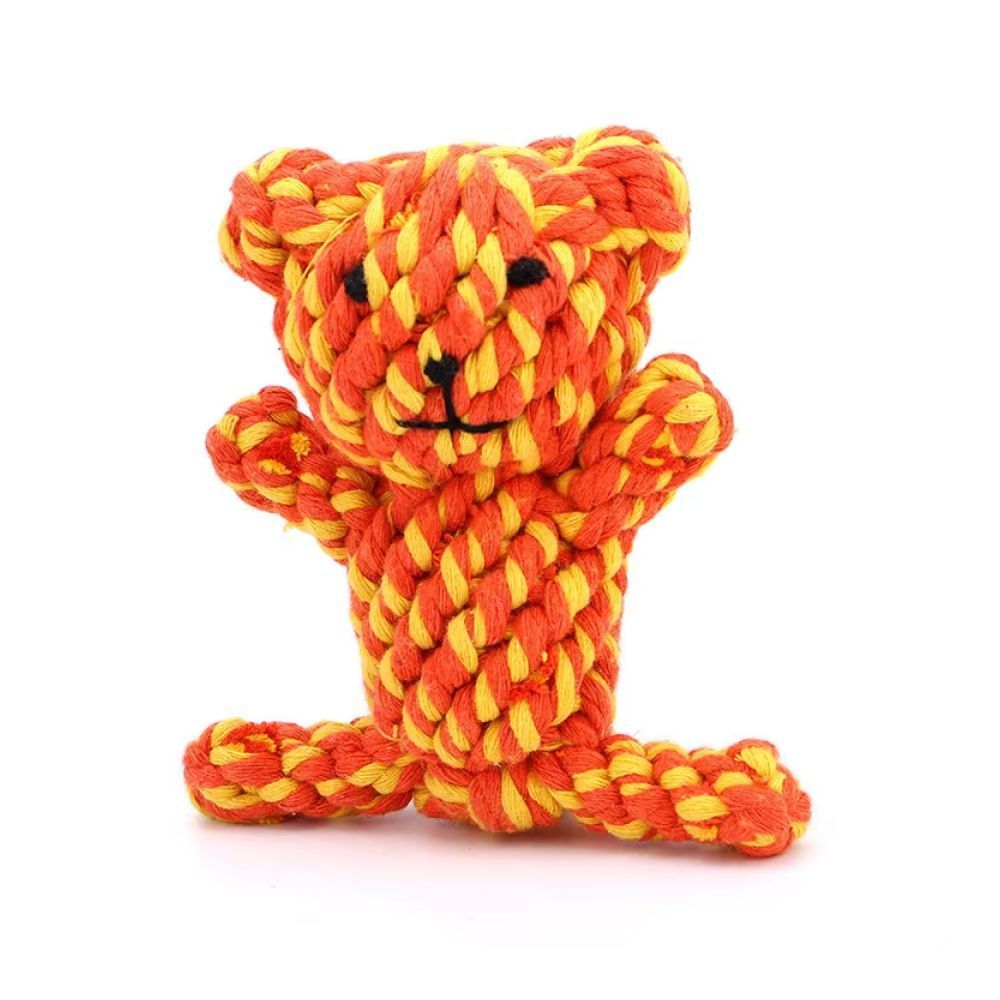 Игрушка для собак Pet Fun Медведь канатный 13х5 см Игрушка для собак Pet Fun Медведь канатный 13х5 см