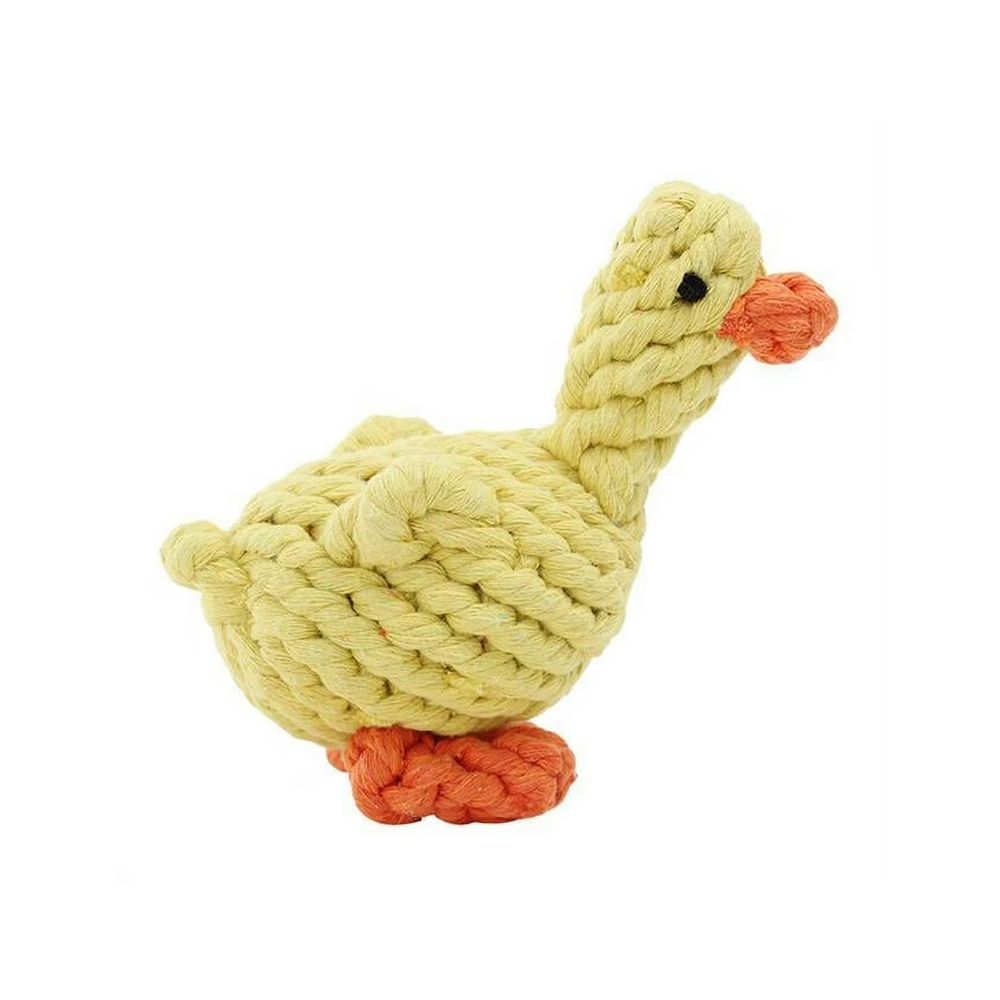 Игрушка для собак Pet Fun Утка канатная 12х8 см Игрушка для собак Pet Fun Утка канатная 12х8 см