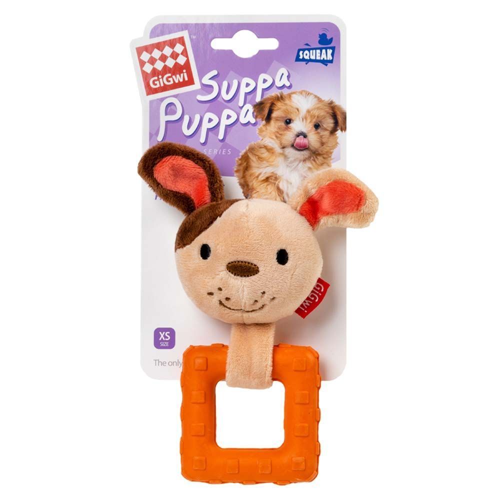 Игрушка для щенков GiGwi Suppa Puppa Собачка с пищалкой | XS - 15 см Игрушка для щенков GiGwi Suppa Puppa Собачка с пищалкой | XS - 15 см