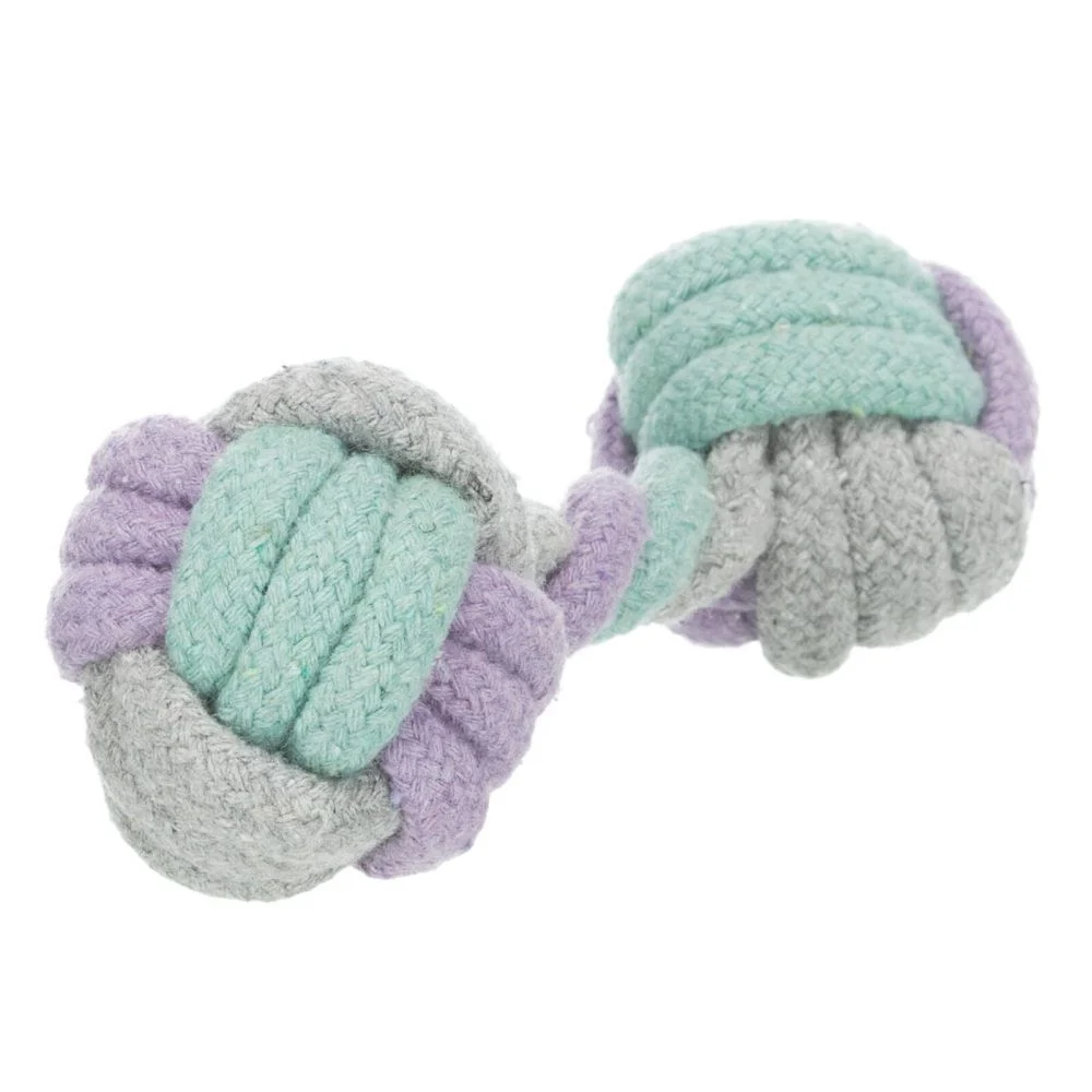 Trixie Junior Rope Dumbbell игрушка для щенков 15 см - разноцветная