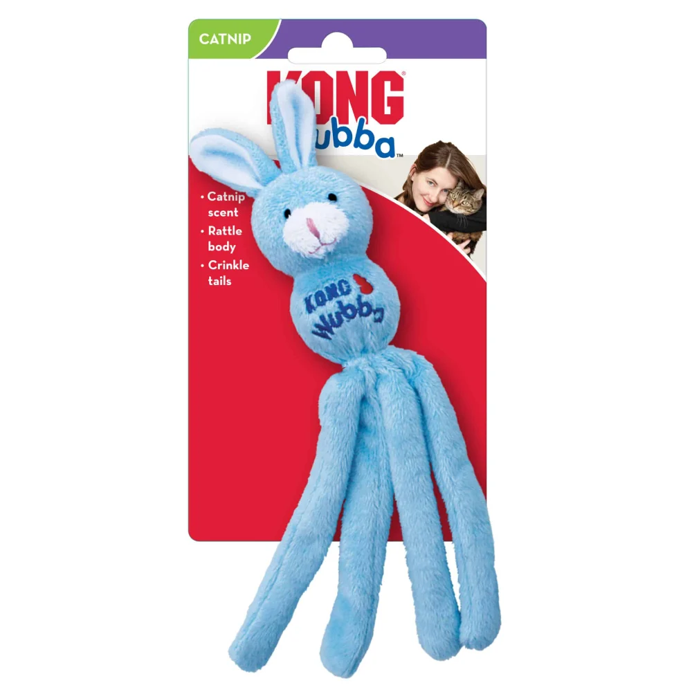 Іграшка для котів Kong Wubba Bunny 20 см - колір в асортименті Іграшка для котів Kong Wubba Bunny 20 см - колір в асортименті
