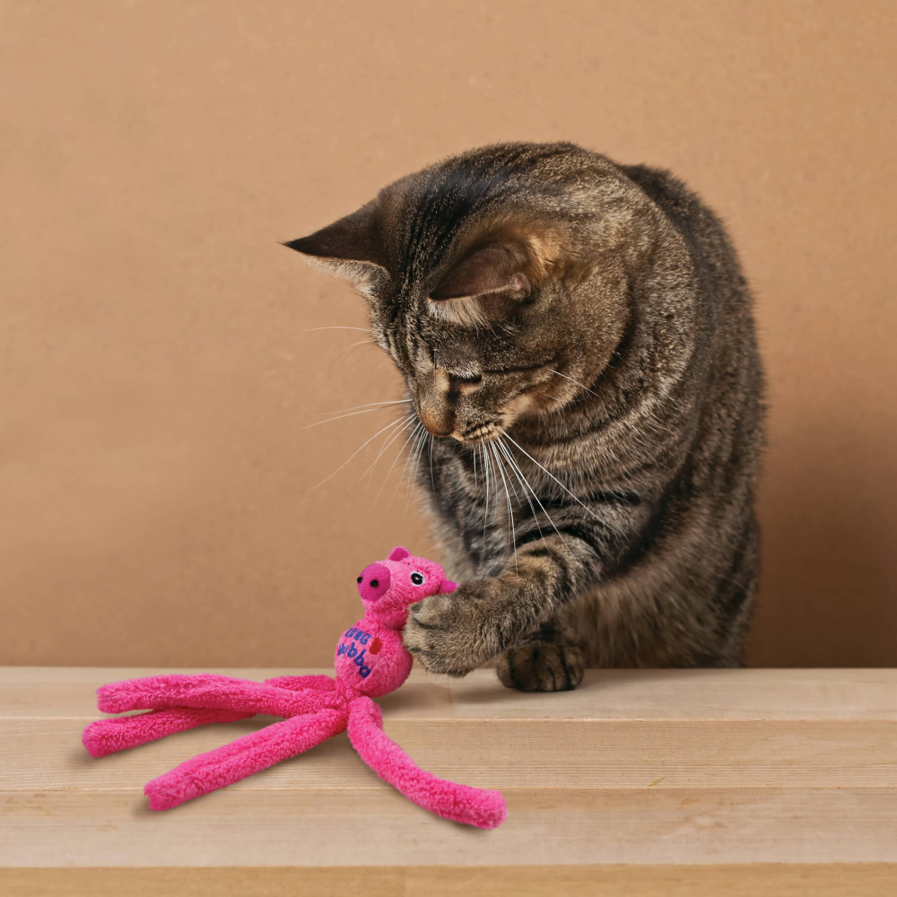 Іграшка для котів Kong Wubba Bunny 20 см - колір в асортименті Іграшка для котів Kong Wubba Bunny 20 см - колір в асортименті