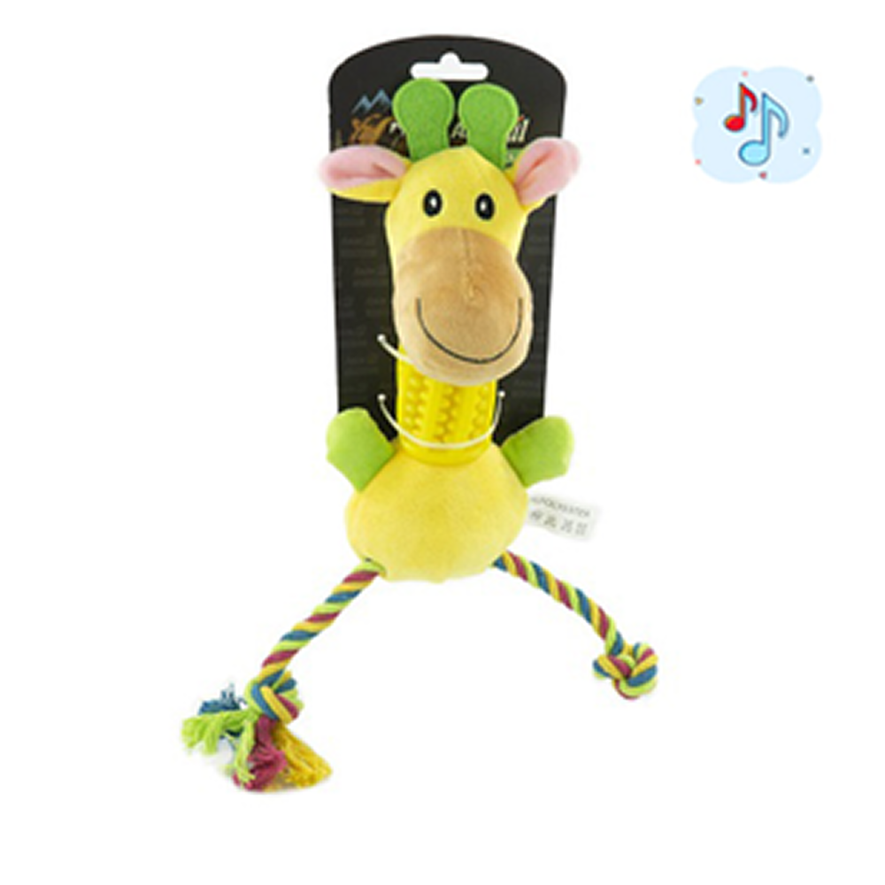 AnimAll GrizZzly іграшка для собак жираф 30х13х10 см - жовтий AnimAll GrizZzly іграшка для собак жираф 30х13х10 см - жовтий
