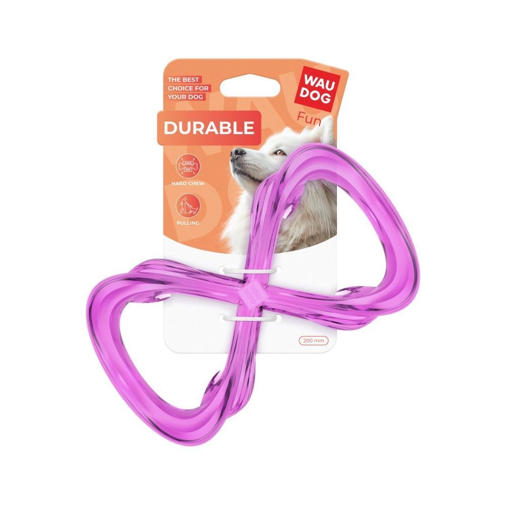 Игрушка для собак Collar WAUDOG Восьмерка резиновая 20 см