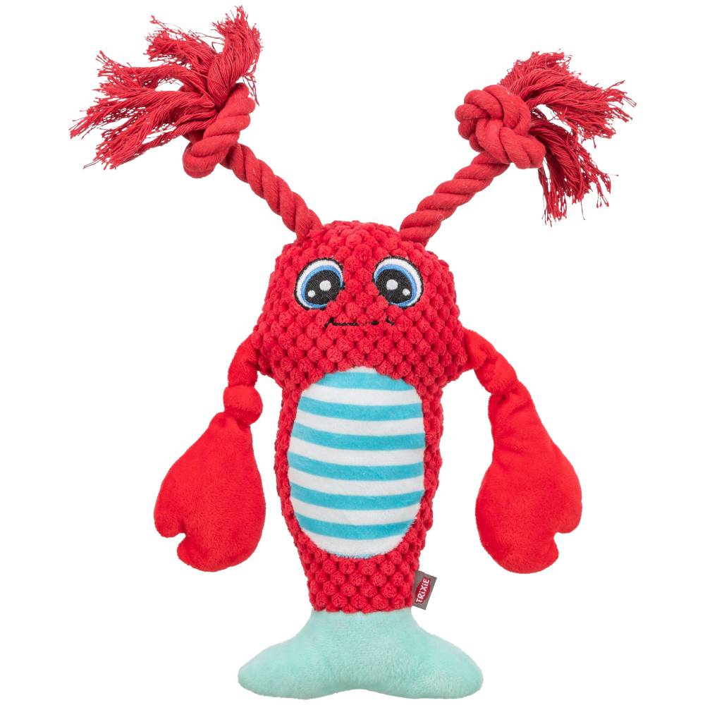 Игрушка для собак Trixie Лобстер с пищалкой 34 см - красный Игрушка для собак Trixie Лобстер с пищалкой 34 см - красный