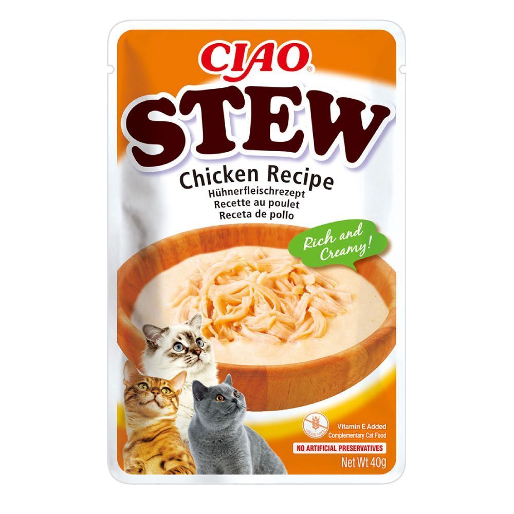 Ласощі для котів Inaba Ciao Stew 40 г - курка Ласощі для котів Inaba Ciao Stew 40 г - курка