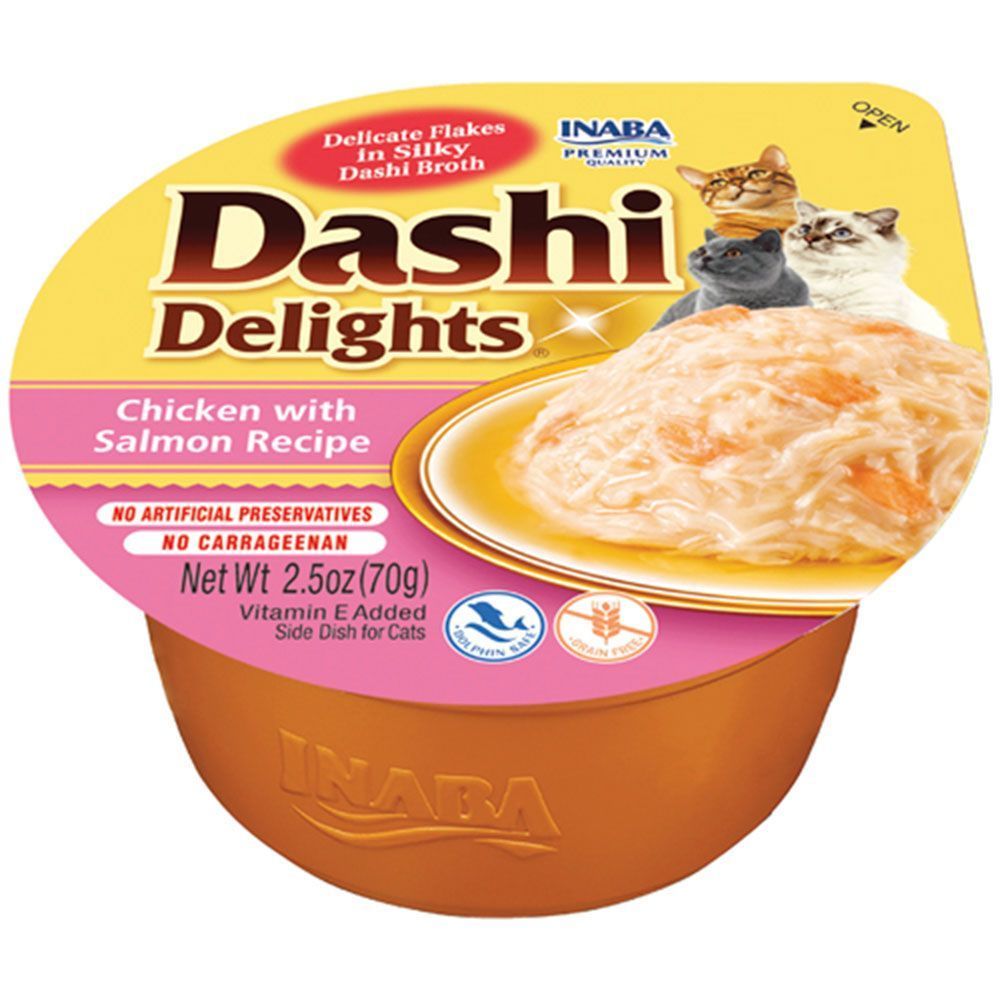 Ласощі для котів Inaba Dashi Delights 70 г - курка та лосось Ласощі для котів Inaba Dashi Delights 70 г - курка та лосось