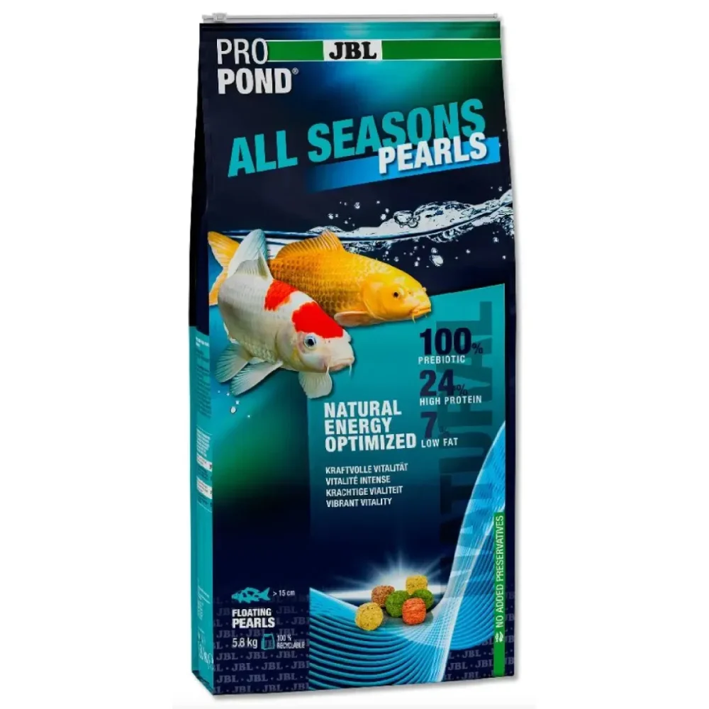 JBL Pro Pond All Seasons Pearls корм для ставкових риб 5,8 кг JBL Pro Pond All Seasons Pearls корм для ставкових риб 5,8 кг