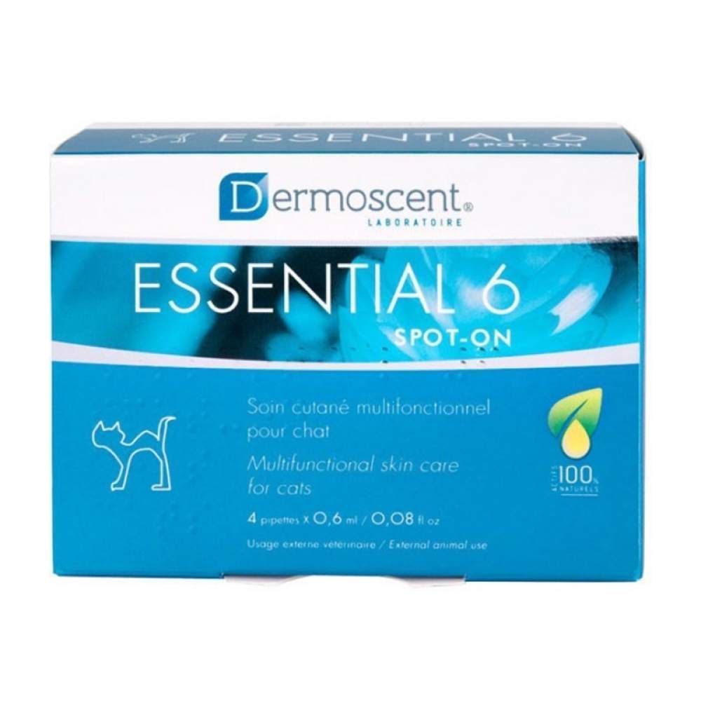 Капли для котів Dermoscent Essential-6 spot-on 0,6 мл - 1 пипетка