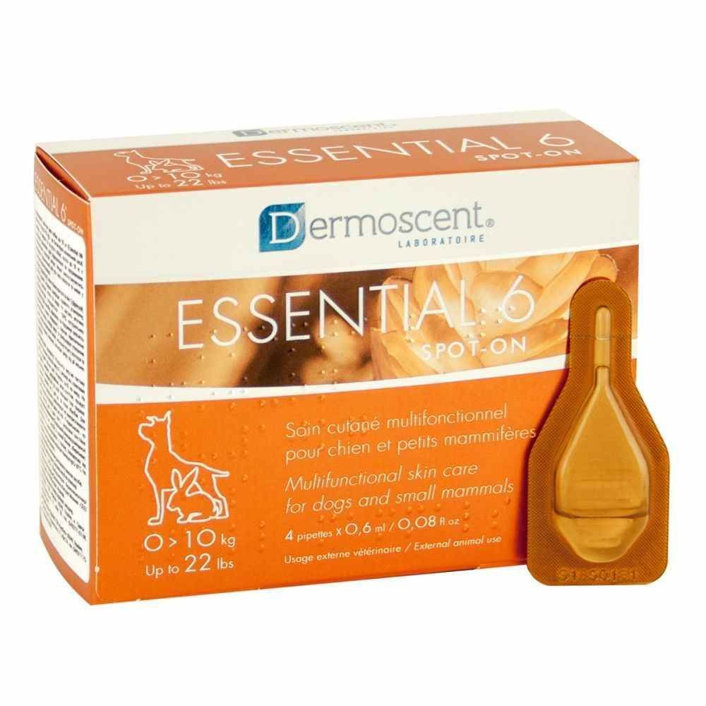 Капли для собак Dermoscent Essential-6 spot-on 0-10 кг, 0,6 мл - 1 пипетка Капли для собак Dermoscent Essential-6 spot-on 0-10 кг, 0,6 мл - 1 пипетка