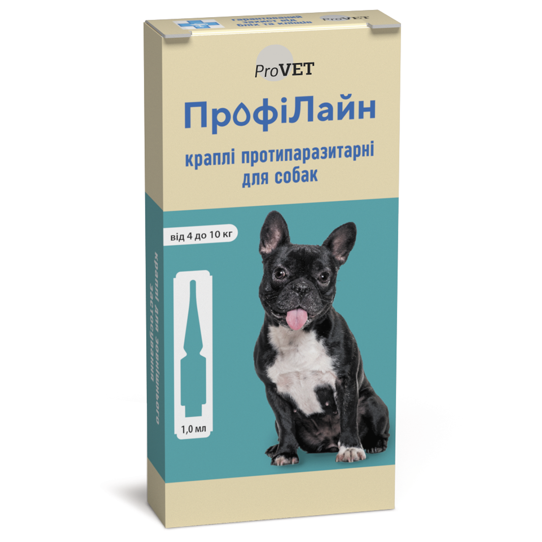 Капли на затылок для собак ProVET «ПрофиЛайн» от 4 до 10 кг, 4 пипетки (от внешних паразитов) Капли на затылок для собак ProVET «ПрофиЛайн» от 4 до 10 кг, 4 пипетки (от внешних паразитов)