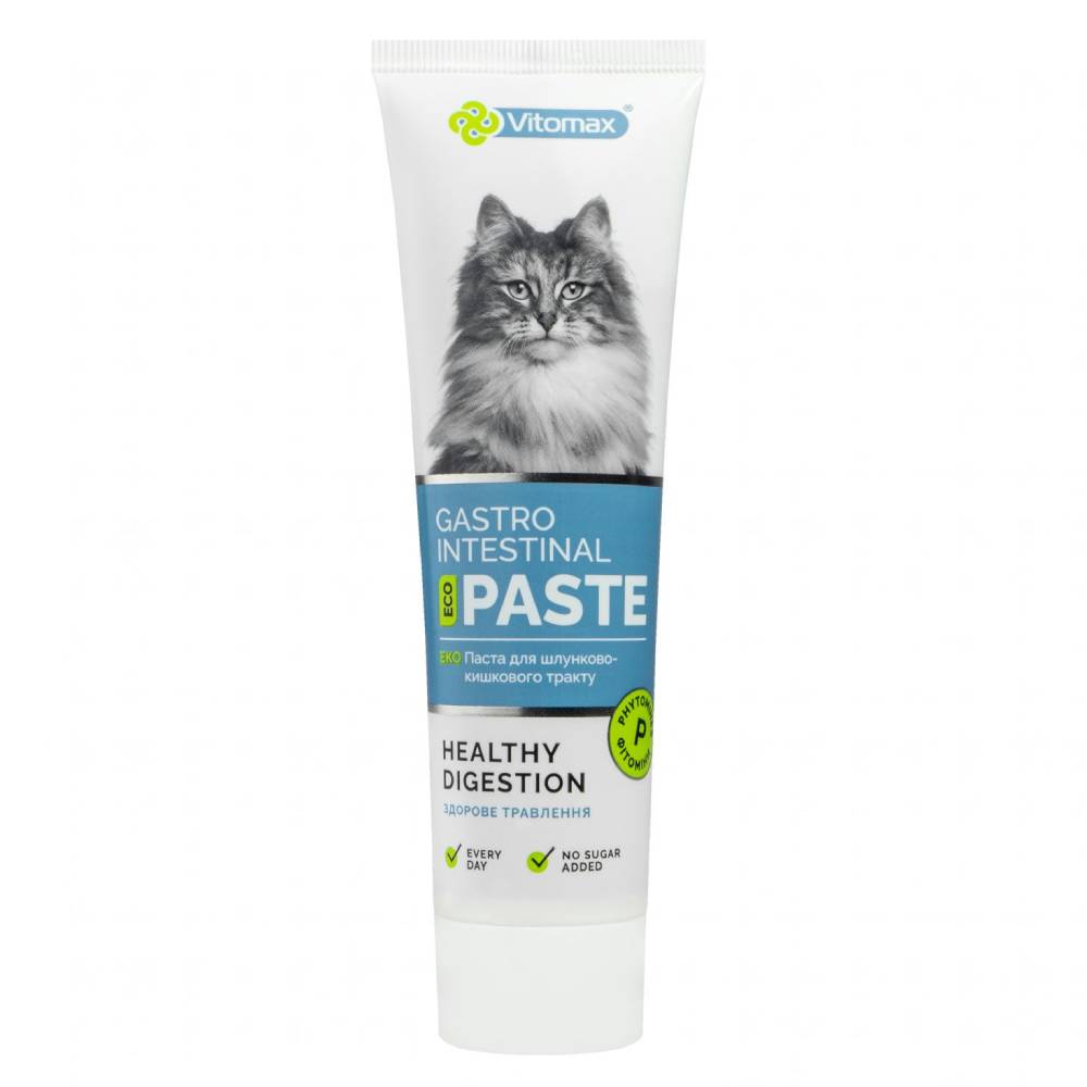 Харчова добавка для котів Vitomax Gastrointestinal Eco Paste Healthy Digestion 100 г Харчова добавка для котів Vitomax Gastrointestinal Eco Paste Healthy Digestion 100 г
