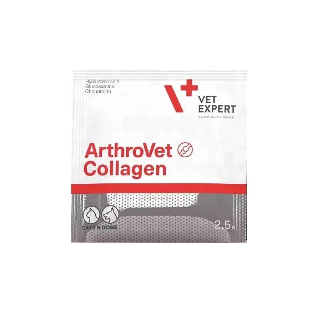 Харчова добавка для собак та котів Vet Expert ArthroVet Collagen, 60 саше Харчова добавка для собак та котів Vet Expert ArthroVet Collagen, 60 саше