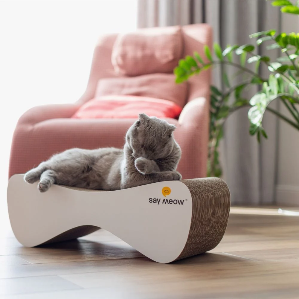 Say Meow Cloud кігтеточка-лежанка 61х21х24 см - бежевий