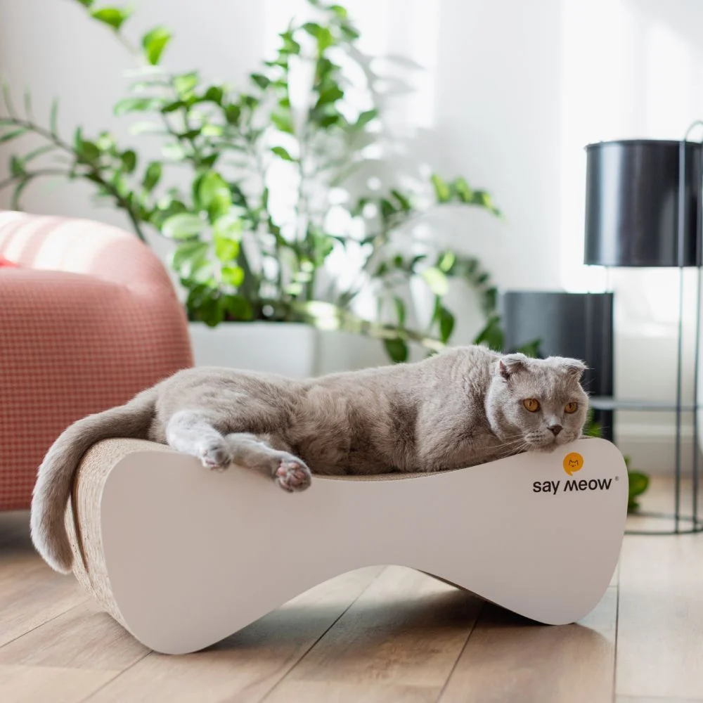 Say Meow Cloud кігтеточка-лежанка 61х21х24 см - бежевий