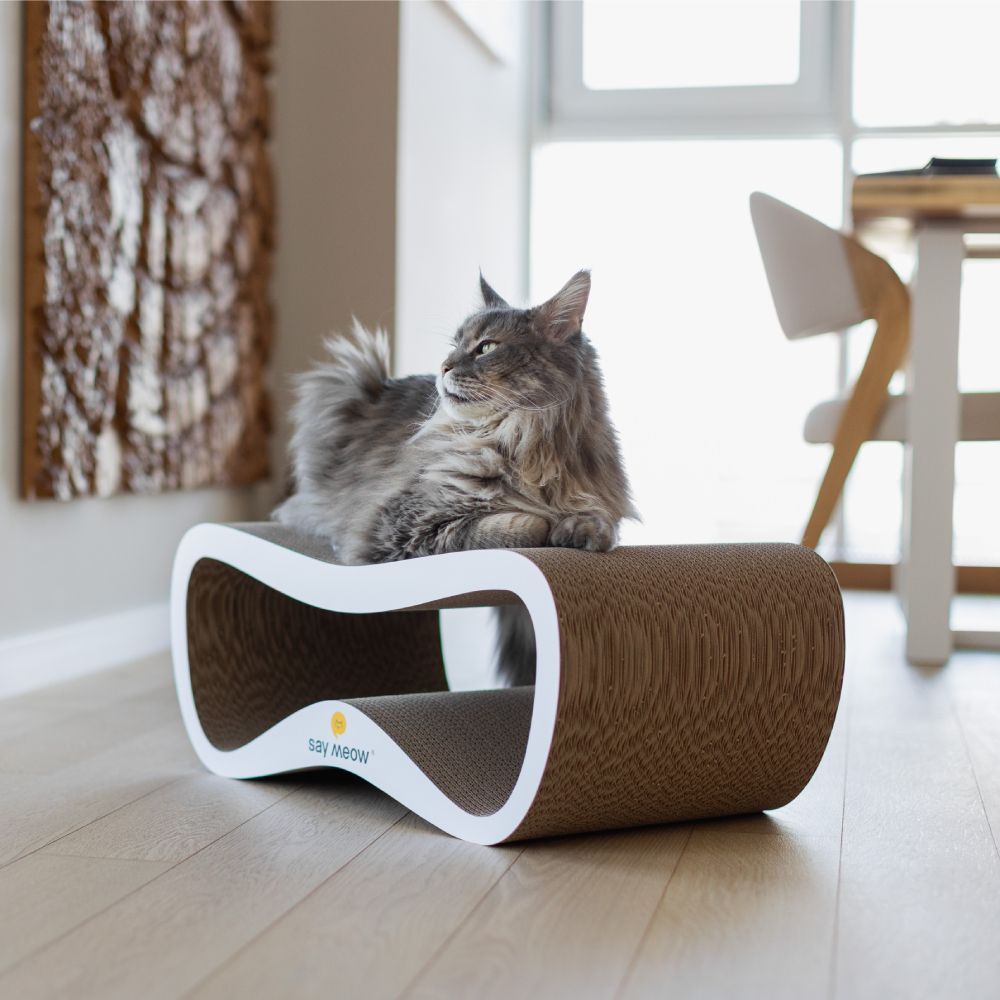 Say Meow Grace Max кігтеточка-лежанка 67х27х35 см - бежевий