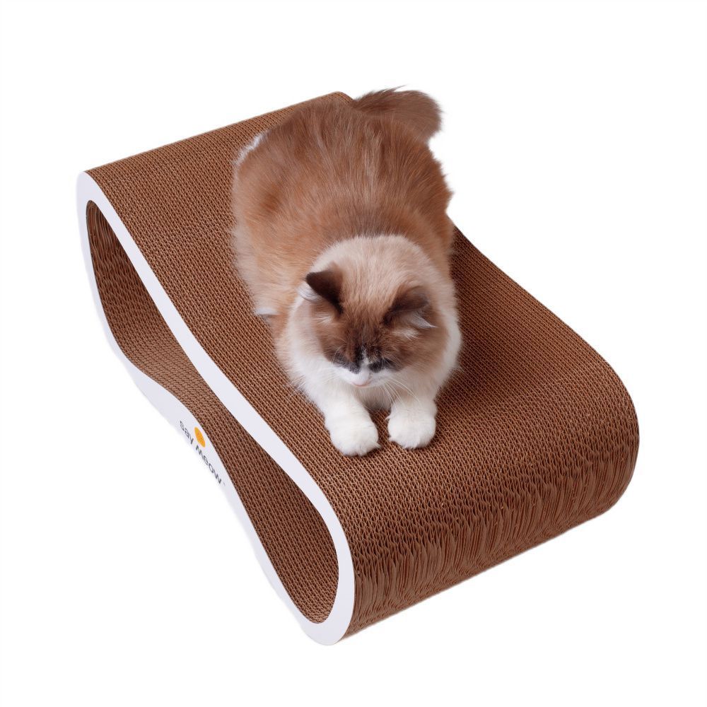 Say Meow Grace Max кігтеточка-лежанка 67х27х35 см - бежевий