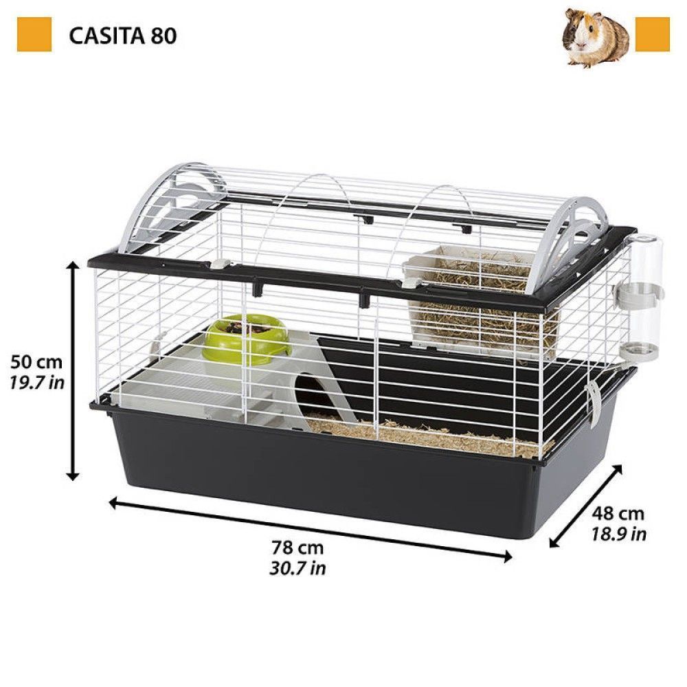 Ferplast Casita 80 клітка для гризунів 78x48x50 см - колір в асортименті
