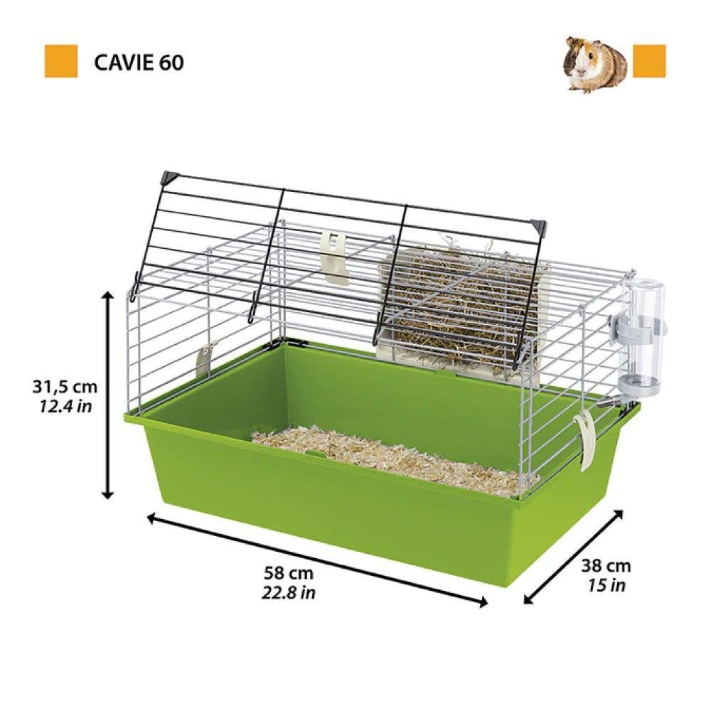 Клітка для гризунів Ferplast «Cavie 60» 58 x 38 x 31,5 см