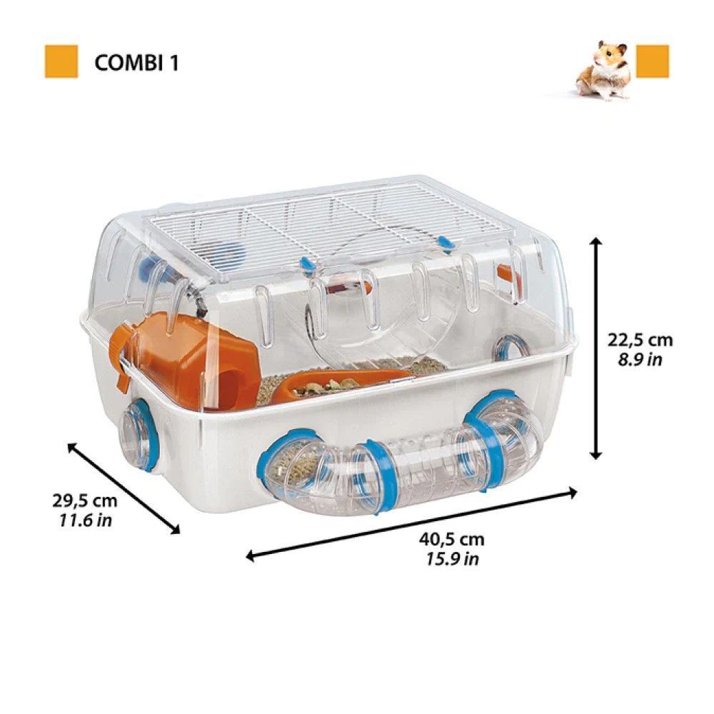 Клітка для гризунів Ferplast Combi-1 40,5 x 22,5 x 29,5 см