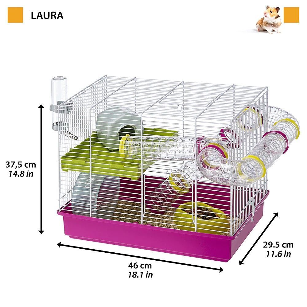 Клітка для гризунів Ferplast «Laura» 46 x 29,5 x 37,5 см