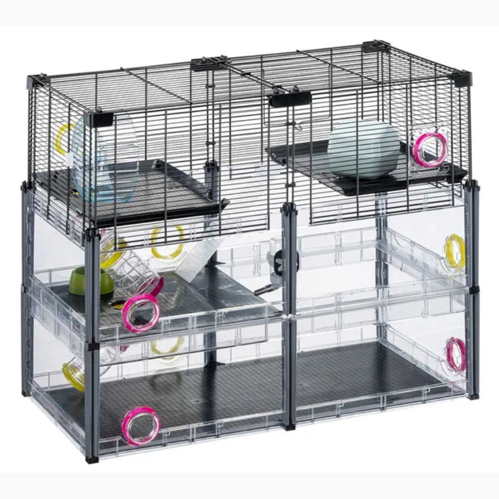 Клітка для гризунів Ferplast Multipla Hamster Crystal 72,5 x 37,5 x 62 см