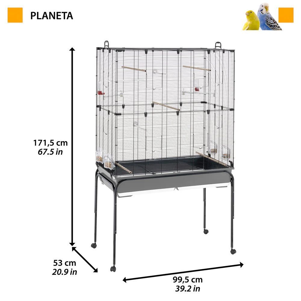 Клітка для птахів Ferplast Paneta 99,5 x 53 x 171,5 см