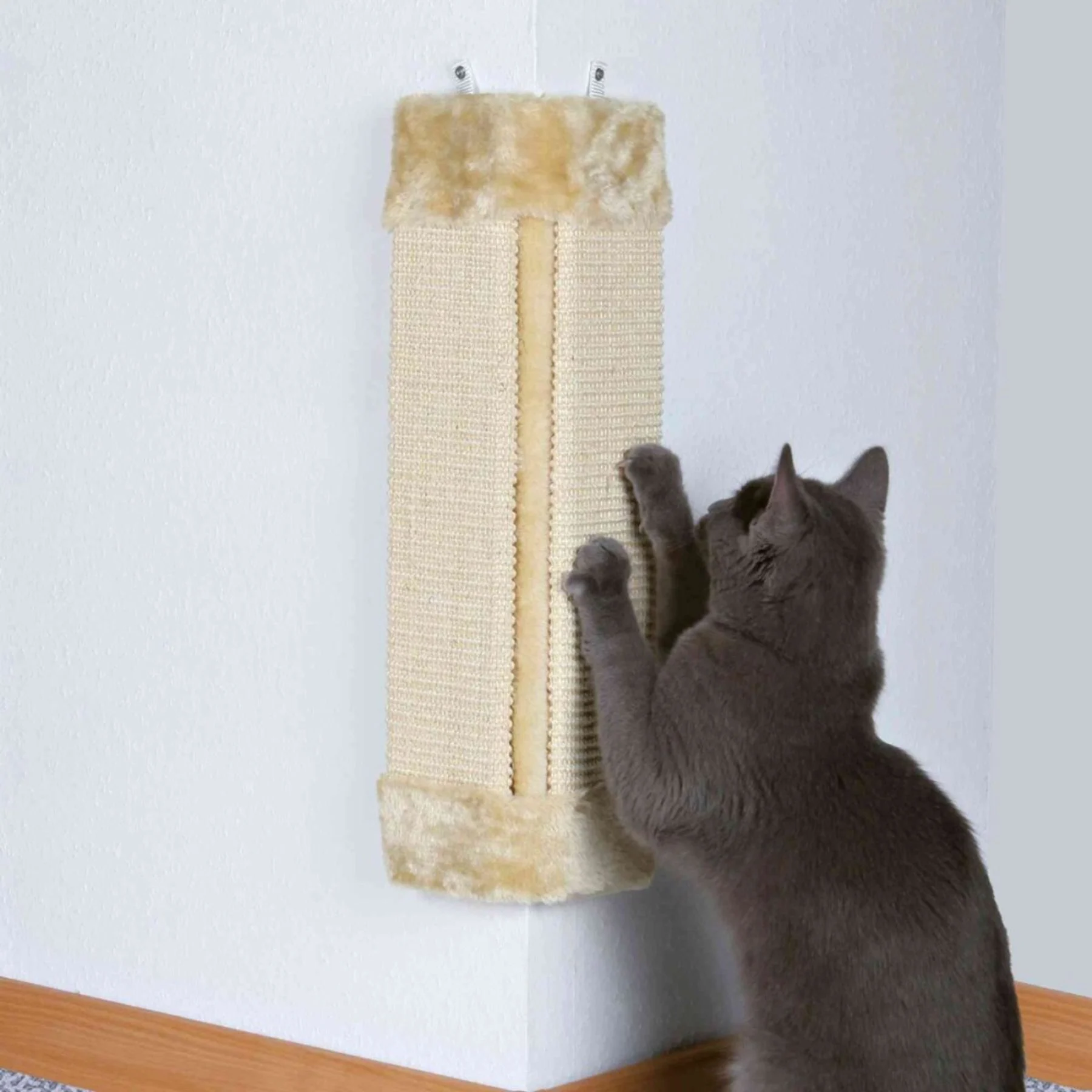 Кігтеточка кутова Trixie Scratching Board 23х49 см - бежевий Кігтеточка кутова Trixie Scratching Board 23х49 см - бежевий