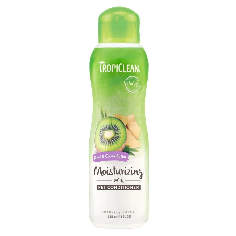Кондиционер для кошек и собак TropiClean «Kiwi & Cocoa Butter» (Киви и масло какао) 355 мл