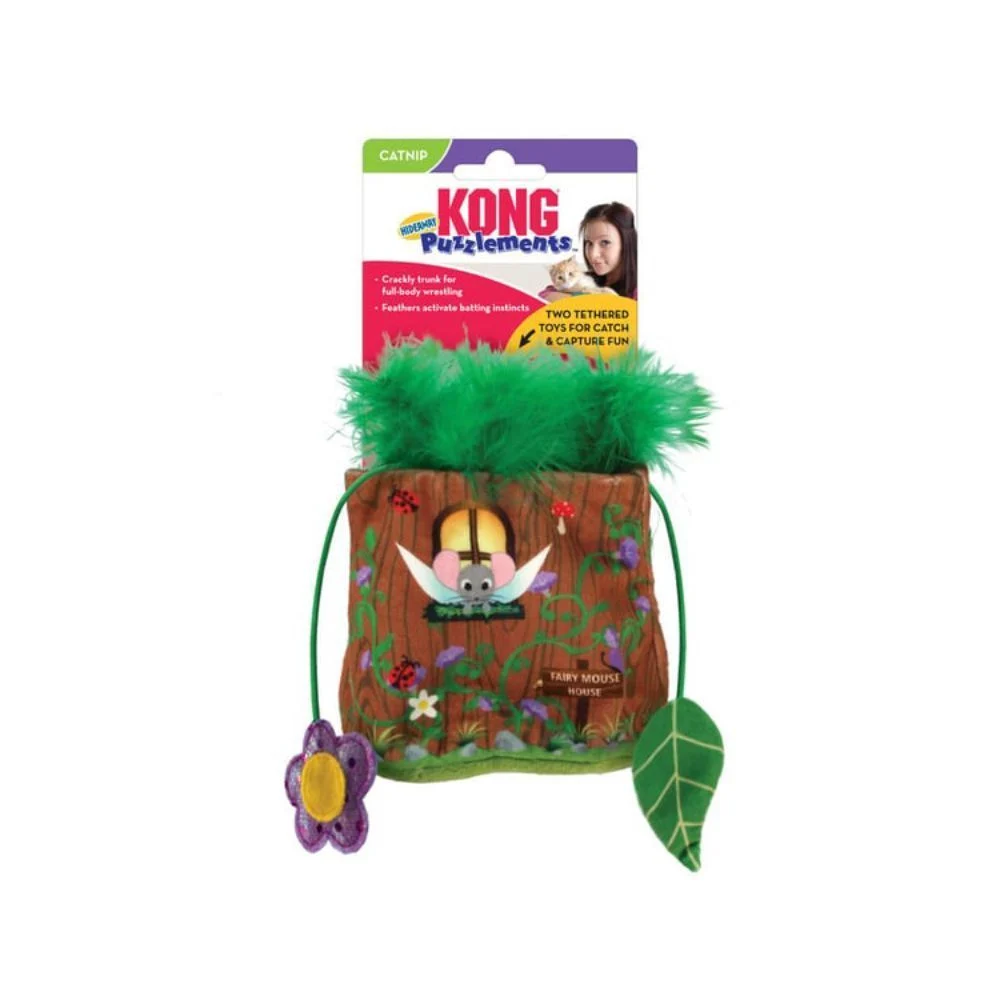 Kong Puzzlements Hideaway іграшка для котів 10,8х10,8 см - різнокольоровий Kong Puzzlements Hideaway іграшка для котів 10,8х10,8 см - різнокольоровий