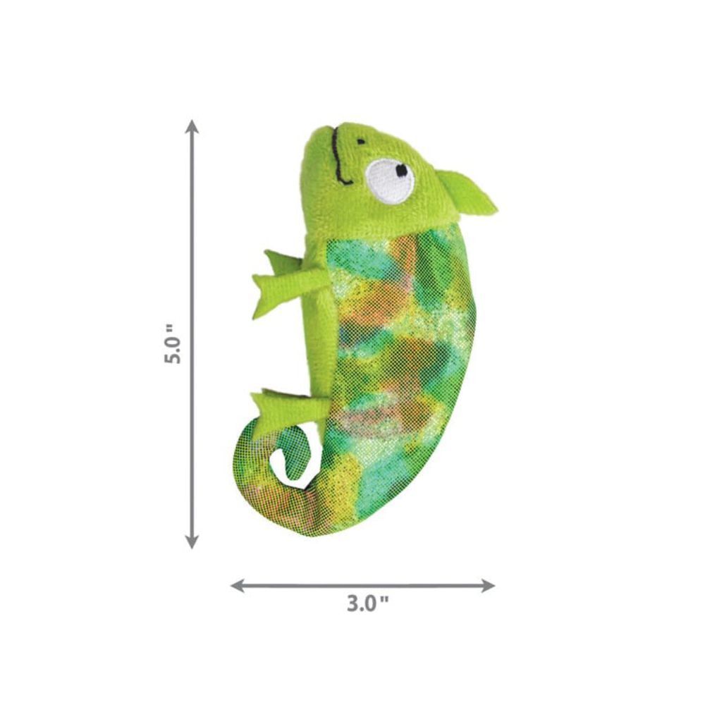 Kong Refillables Chameleon іграшка для котів 12,7х7,6 см - зелений Kong Refillables Chameleon іграшка для котів 12,7х7,6 см - зелений