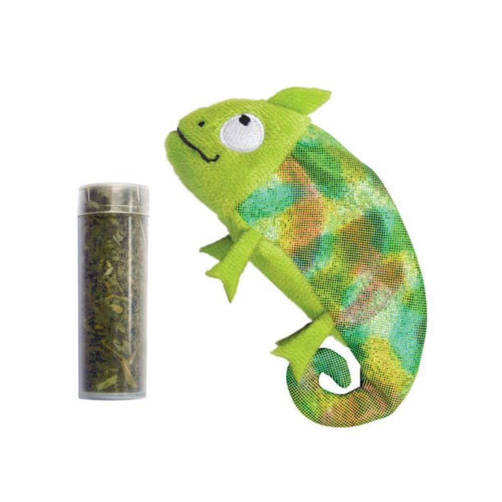 Kong Refillables Chameleon іграшка для котів 12,7х7,6 см - зелений Kong Refillables Chameleon іграшка для котів 12,7х7,6 см - зелений