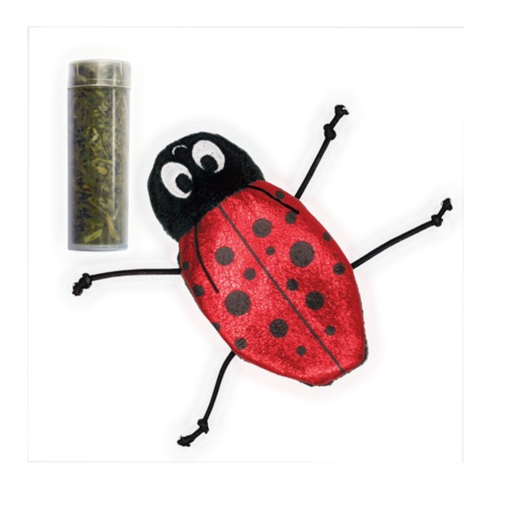 Kong Refillables Ladybug іграшка для котів 10,2х14 см - червоний Kong Refillables Ladybug іграшка для котів 10,2х14 см - червоний