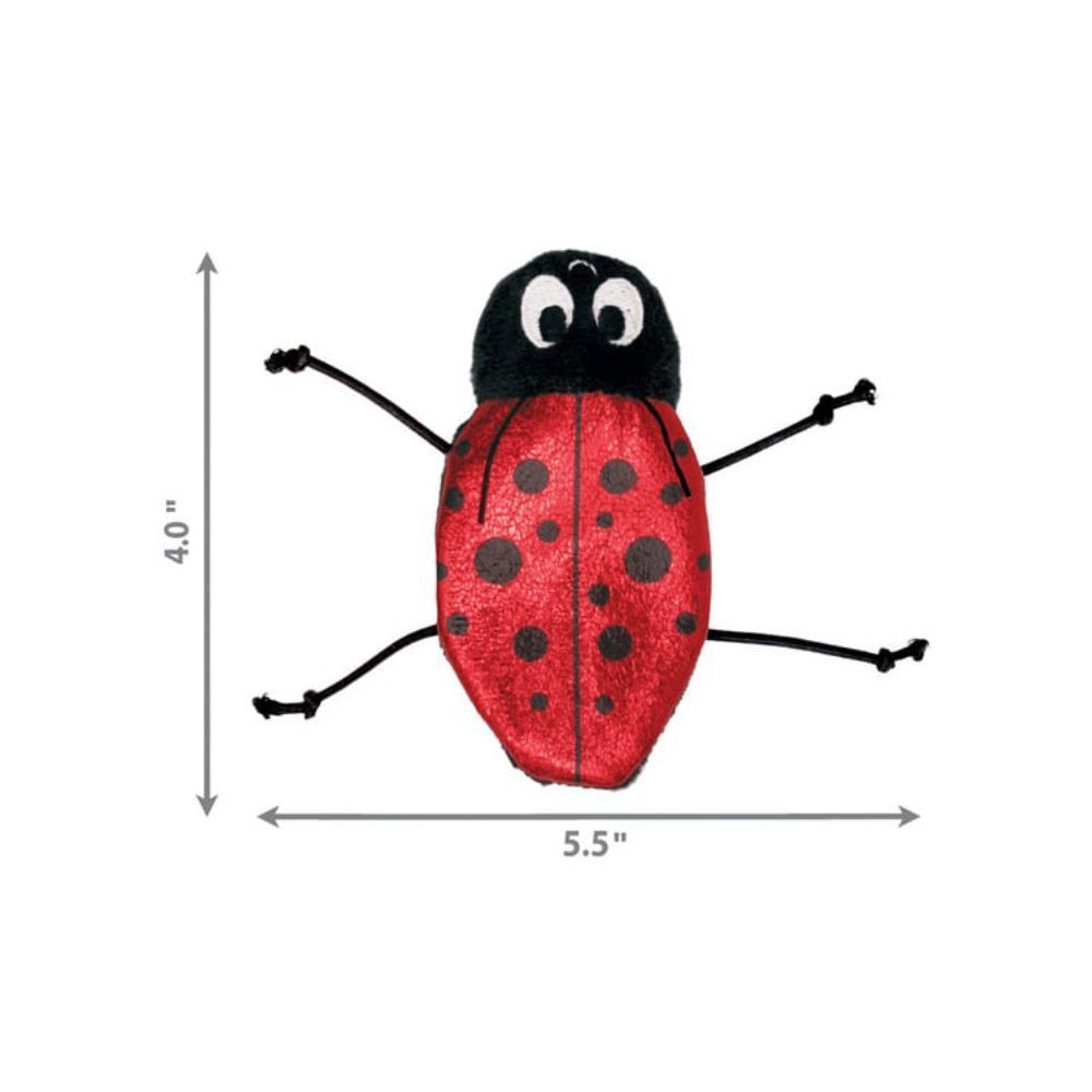 Kong Refillables Ladybug іграшка для котів 10,2х14 см - червоний Kong Refillables Ladybug іграшка для котів 10,2х14 см - червоний