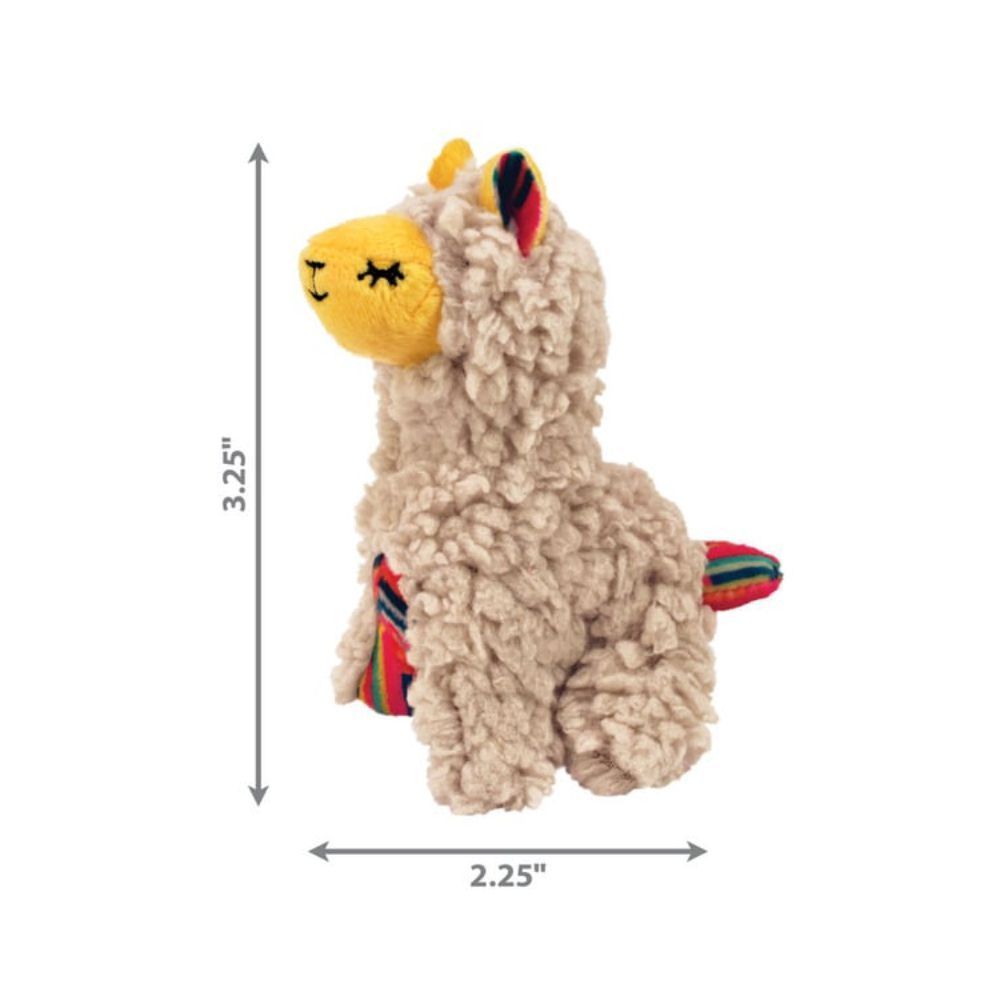 Kong Softies Buzzy Llama іграшка для котів 8,3х5,7 см - бежевий