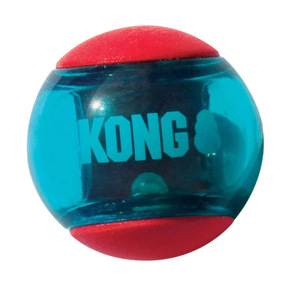 Набір іграшок для собак Kong Squeezz Action Ball Red M 6,35 см - різнокольоровий Набір іграшок для собак Kong Squeezz Action Ball Red M 6,35 см - різнокольоровий