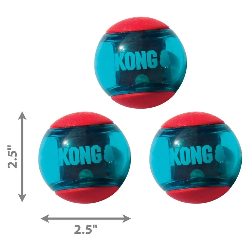 Набір іграшок для собак Kong Squeezz Action Ball Red M 6,35 см - різнокольоровий Набір іграшок для собак Kong Squeezz Action Ball Red M 6,35 см - різнокольоровий